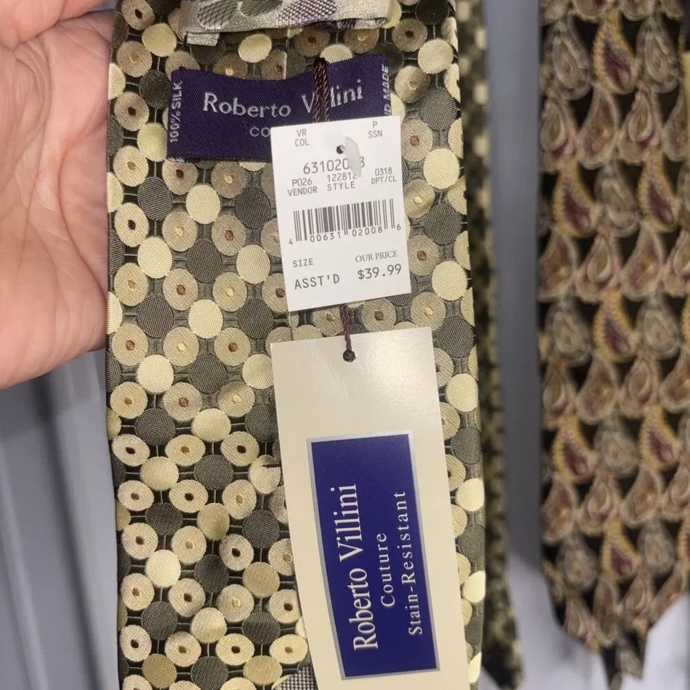 lot of 6 mens ties vintage